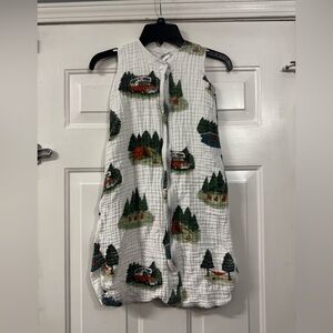 Little unicorn muslin sleep sack